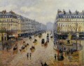 Avenue de l Opera efecto lluvia 1898 Camille Pissarro parisino